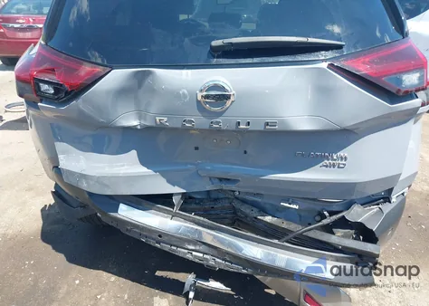 2021 Nissan Rogue Platinum Intelligent Awd из США, поврежденный, VIN JN8AT3DDXMW314000